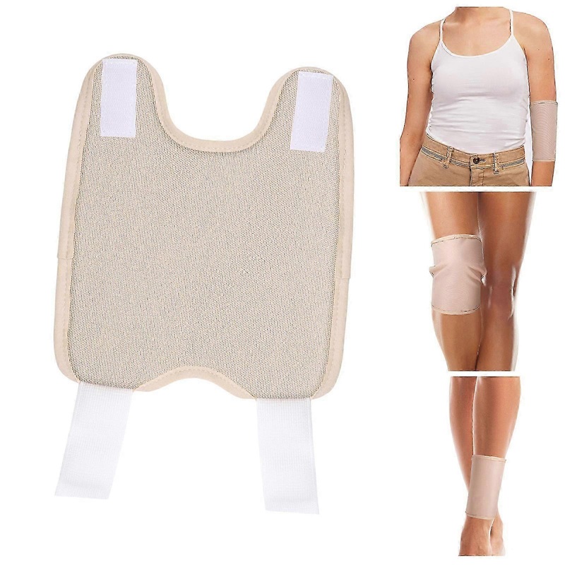 Castor Oil Pack for Knee Elbow Adjustable Castor Oil Pack Compress Pad for Knee Pain Liver Detox Aid Sleep