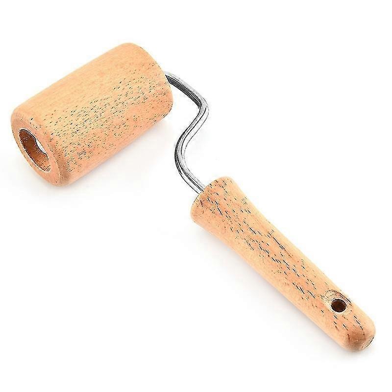 Even Dough Rolling Out On The Edge, Beech Wood, Dough Roller Baking Accessories(1pc, Wood Color)