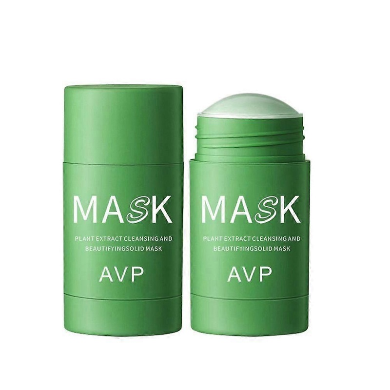 Green Tea Purifying Clay Stick Acne Cleansing  Stick Green Tea Face Moisturizing Oil Control Deep Cleaning Clay Stick