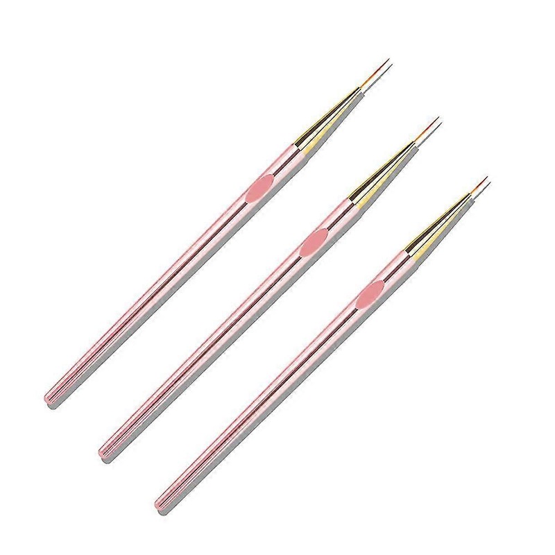 Rose Gold Nail Liner Brush Nail Design Brushes Thin Nail Art Brush Liner Brush For Nails Nail Paint Brushes For Nail Art Nail Art Pens