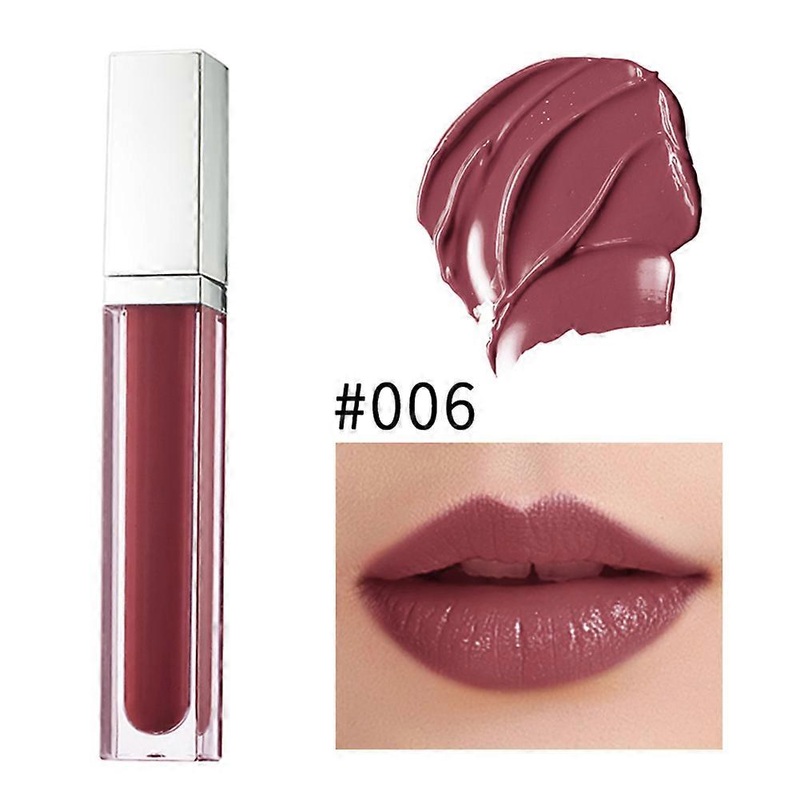 36 Colors Mist Matte Metallic Non sticky Liquid Lipstick Lipgloss Cosmetic Tool(Matte, 06)