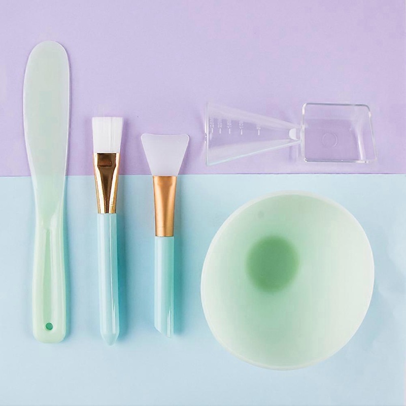 5pcs Beauty Facial Mask Mixing Bowl Set Women DIY Cosmetic Tool Set