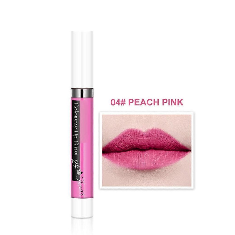 6ml Glitter Lipstick Long lasting NOn sticky Waterproof  Liquid Lip Gloss 4#