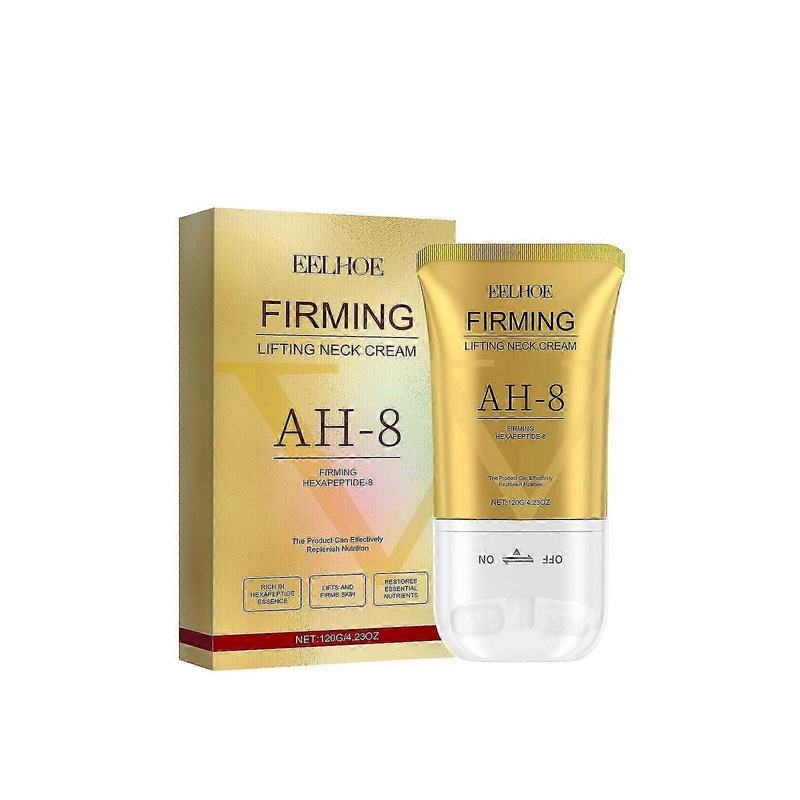 Ah8 Firming Neck Cream, Reduces Neck Lines, Moisturizes, Tightens Skin, Improves Elasticity, Anti-Aging, Suitable for Men and Women
