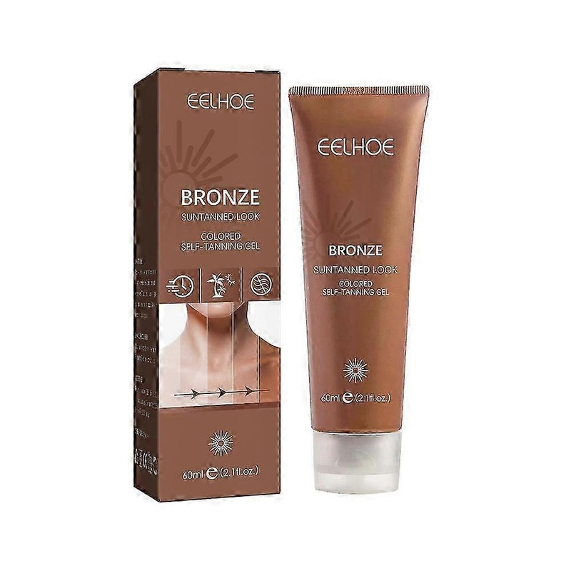 con Sunright INSTA GLOW Face Body Self Tanning Streakless Lotion Sunscreen Damage