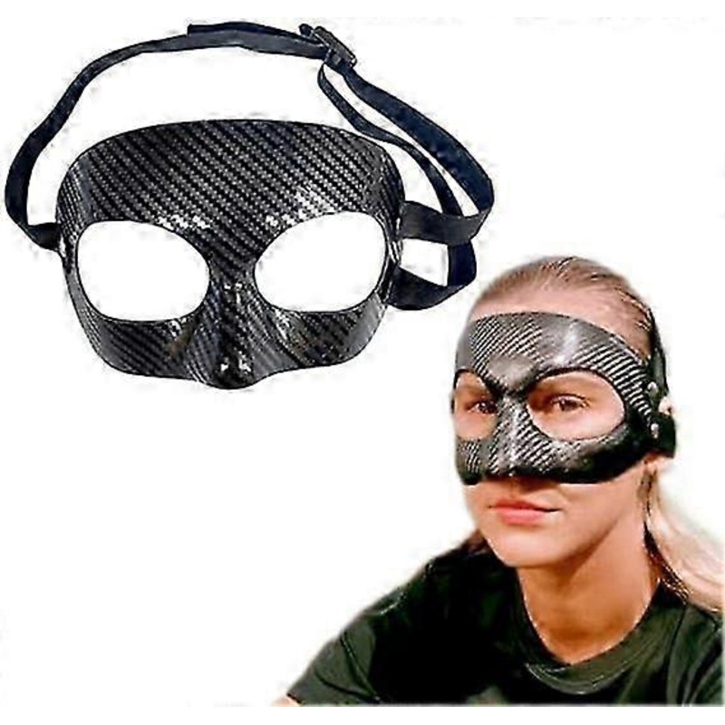 Face Shield For Broken Nose, Adjustable Face Guard, Protection From Impact Injuries To Nose And Face For Sports Football Basketball