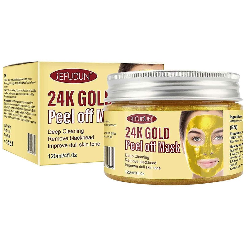 Gold Peel Off Mask24K Cleansing Removes Blackheads And Improves Dull Complexion Overnight Repair