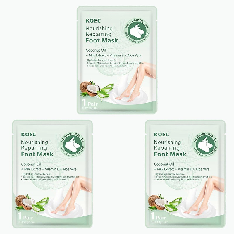 Hydrating Avocado Milk Foot Peel Mask Gentle Moisturizing Cracks Prevention Feet Mask for Daily Use