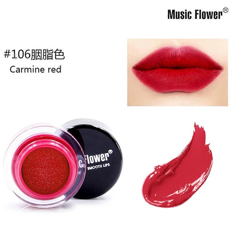 Waterproof Matte Lip Gloss Moisturizing Long Lasting Liquid Lipstick 6# Carmine