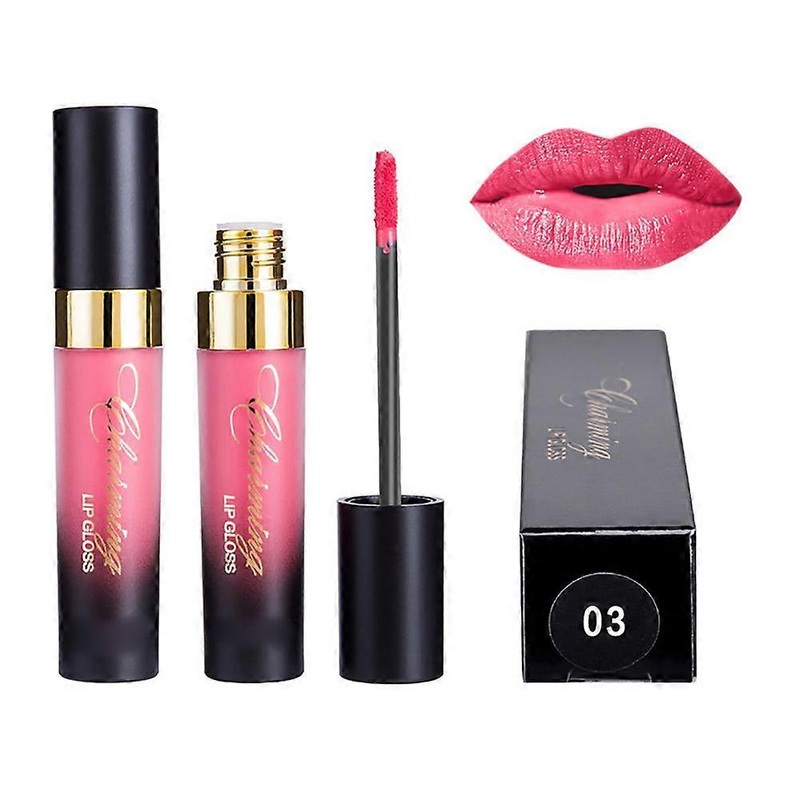 Waterproof Matte Lipstick Moisturizing Long Lasting NOn   Sticky Liquid Lip Gloss #03