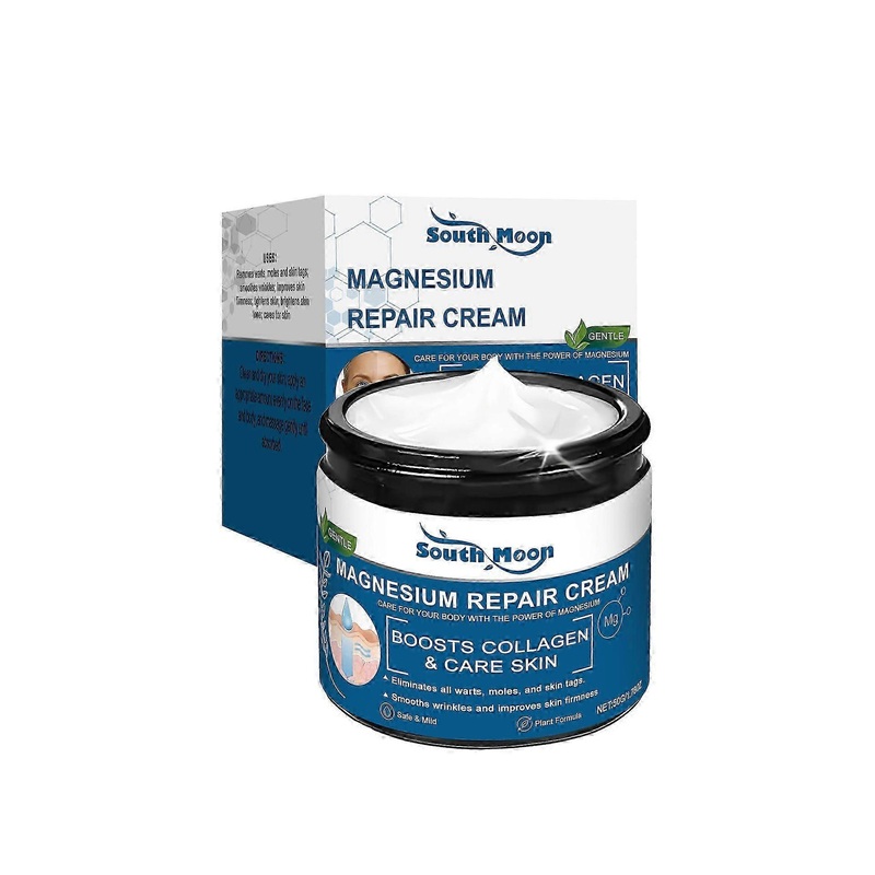 1-3x Magnesium Skin Repair Cream - Smooths Wrinkles, Tightens Skin & Improves Firmness, Anti-Aging Cream for All Skin Types