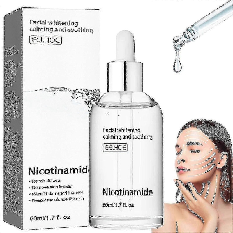 2pcsEelhoe Facial Whitening Calming Soothing Essence, Niacinamide Anti-Aging Facial Essence, Eelhoe Niacinamide Essence