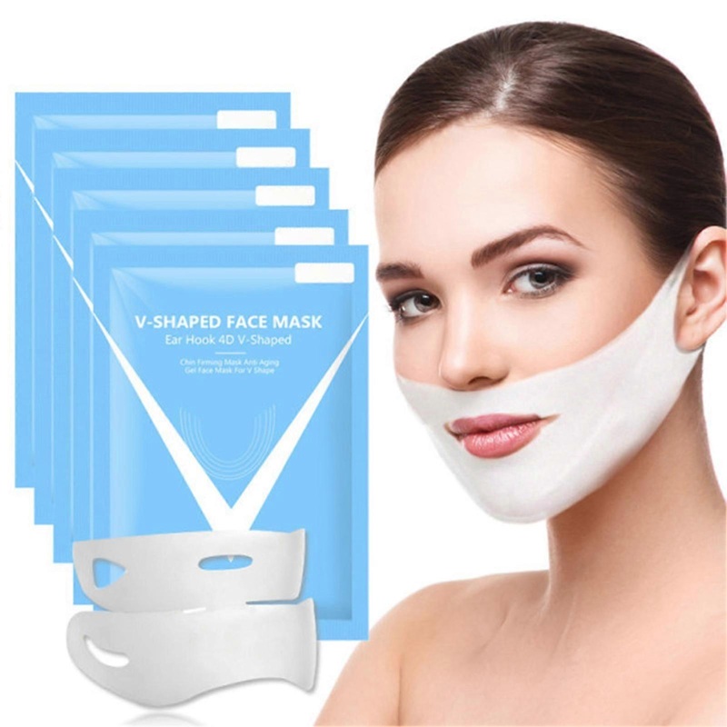 5 Pack V-Line Lifting Mask Double Chin Reducer Masks Anti-Aging and Anti-Wrinkle Face Masks for Removing Chin Fat