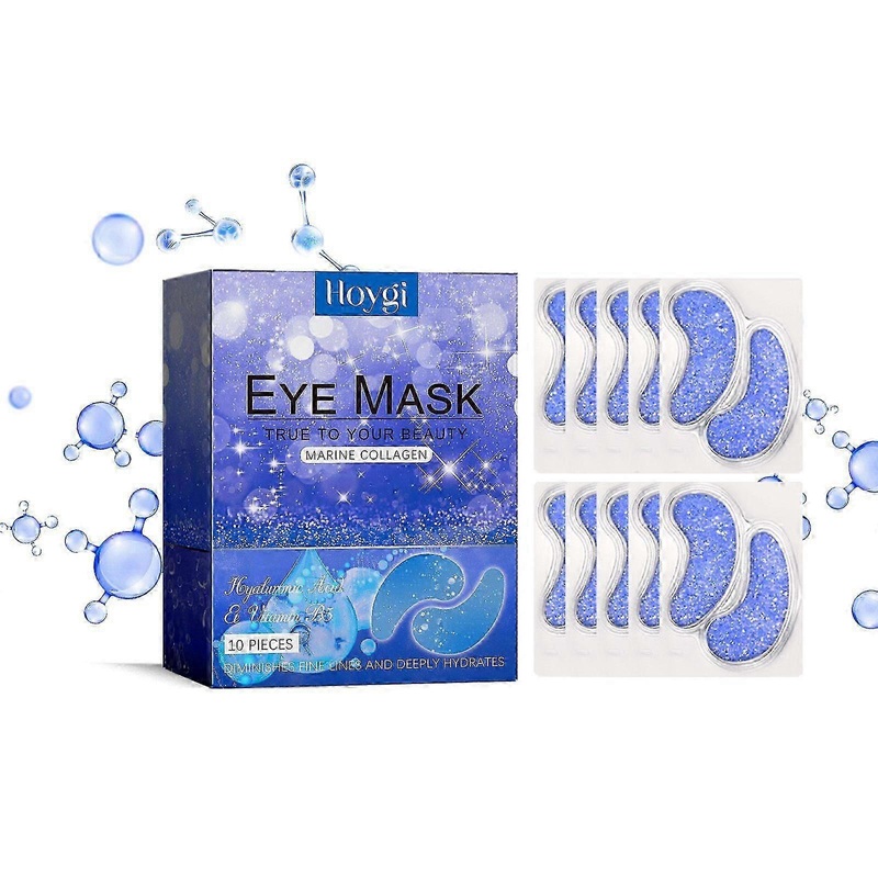 B5 Eye Gel Patches - Reduce Fine Lines, Dark Circles & Puffiness, Firming & Moisturizing Eye Treatment (10pcs)
