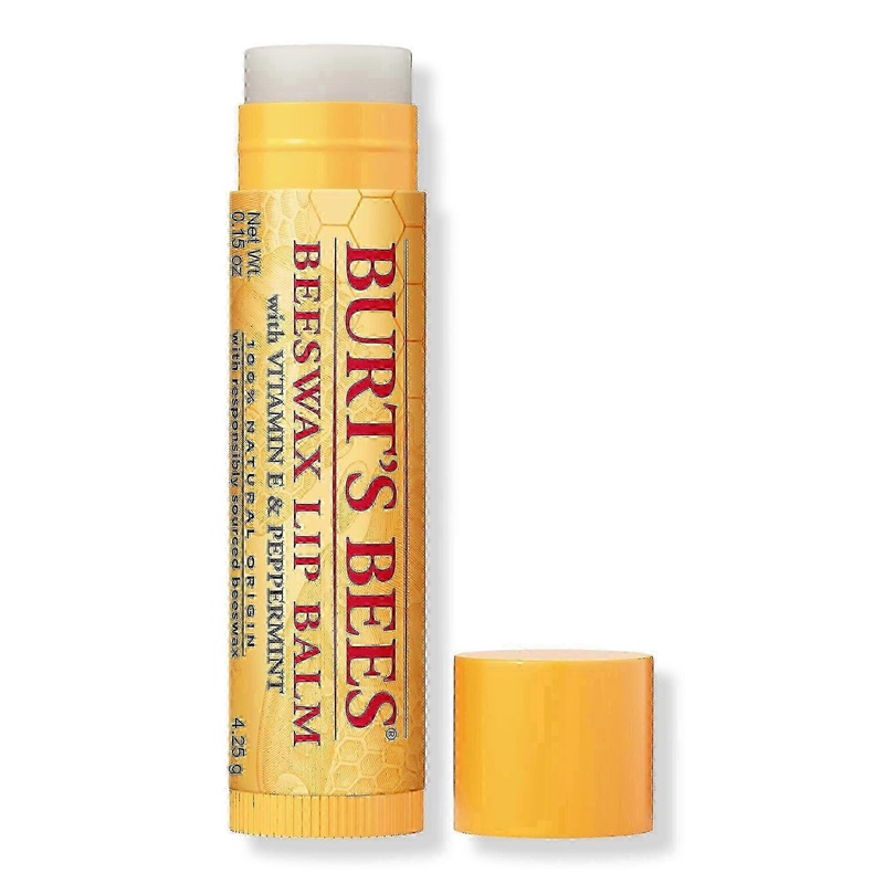 Burt's Bees Moisturizing Lip Balm, Beeswax, 0.1 Oz