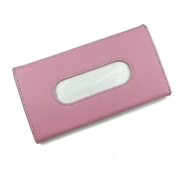 Car Tissue Holder Car Visor Tissue Face Mask Holder Box Pu Leather Napkin Box For Sun Visor Seat Back