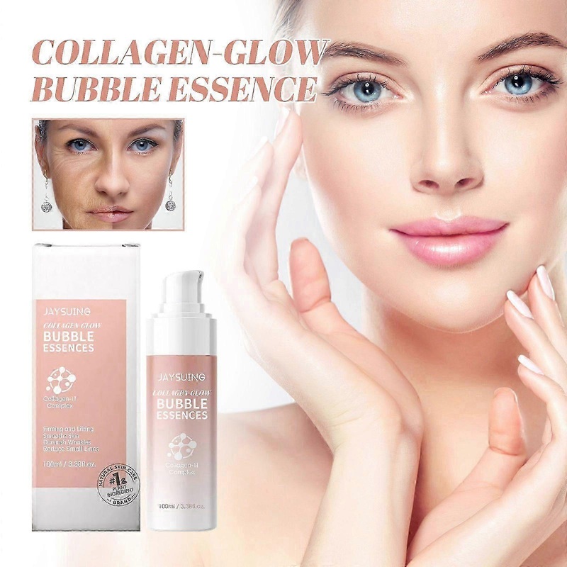 Collagen Light Bubble Essence, Repair Dark Firm Face Skin Anti-wrinkle Moisturizing Beauty Essence