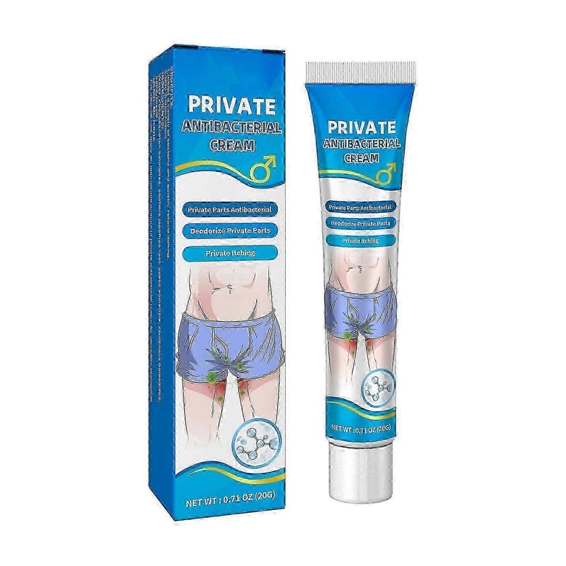 Men's Intimate Anti-Itch Cream for Balanitis Relief and Skin Repair Soothing Inner Thigh and Private Area Care