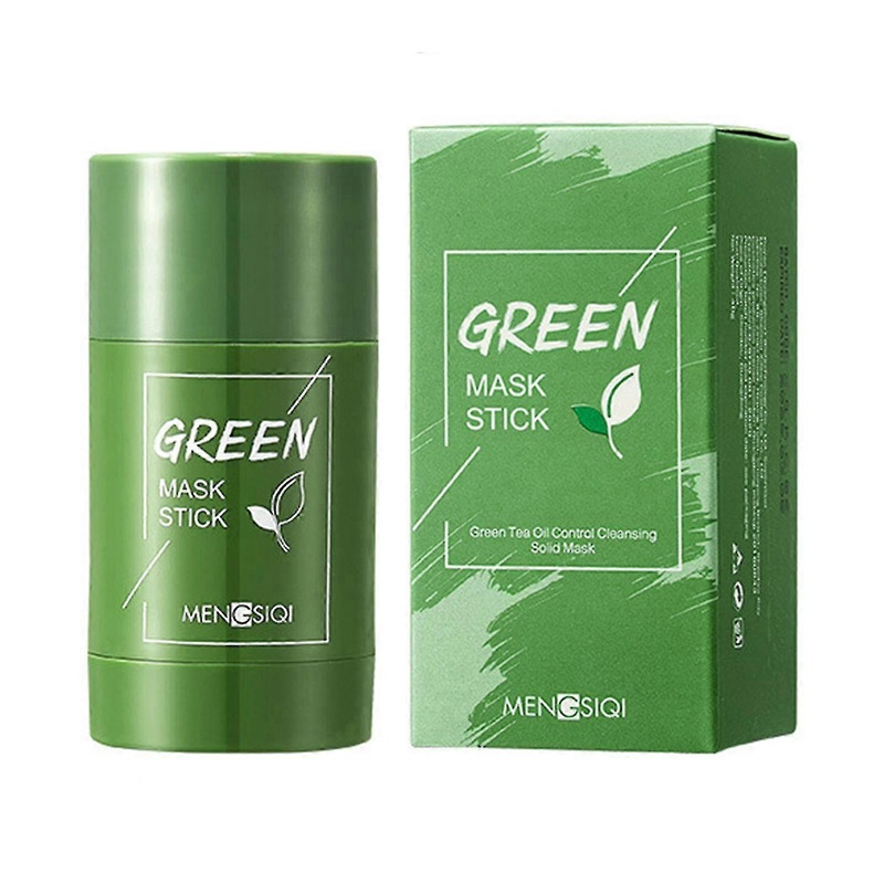 Poreless Deep Cleanse Mask Stick Green Tea Eggplant Oil Control Pore Shrinkage Blackhead Removal