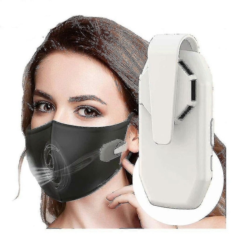 Reusable Portable Mask Fan For Face Mask Clip-on Usb Rechargeable Air Filter