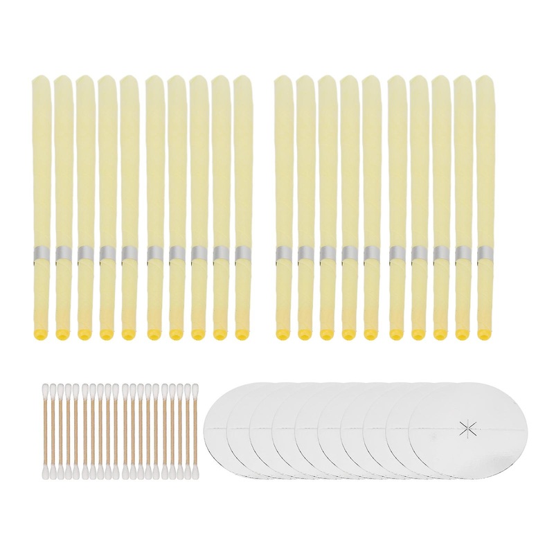 20pcs Ear Wax Candle Deep Cleaning Pressure Relieve Improve Hearing Beeswax Removal Ear Candling Tool