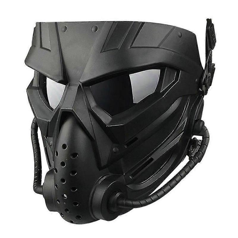 Airsoft Mask Full Face Mask With Eye Protection Collision Resistant For Halloween Airsoft Hunting Cs