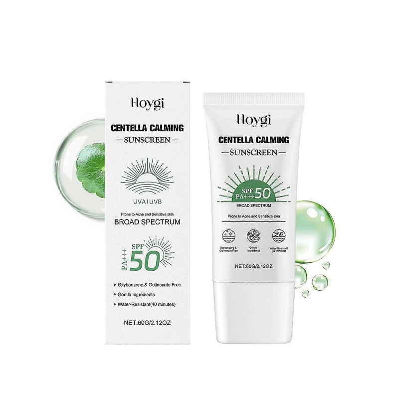 Centella Sunscreen - Factor 50 Sun Cream - Sunscreen Spf 50 for Face - Daily Hydrating Spf 50 Sun Cream for Dry Sensitive Skin - Centella Moisturiser