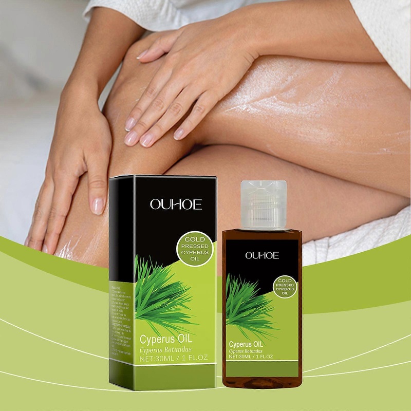 Cyperus Rotundus Oil, 100% Natural Nut Grass Oil, Cyperus Rotundus Oil for Hair Removal, Topical Cyperus Rotundus Oil, Reducing Body Hair Growth