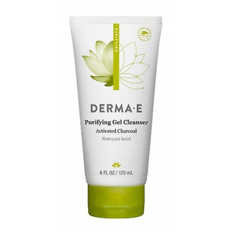 Derma e Purifying Gel Cleanser, 6 Oz (Pack of 6)