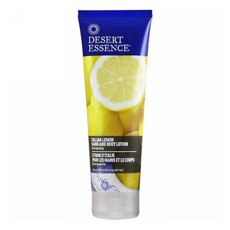 Desert Essence Italian Lemon Hand & Body Lotion, 8 Oz (Pack of 4)