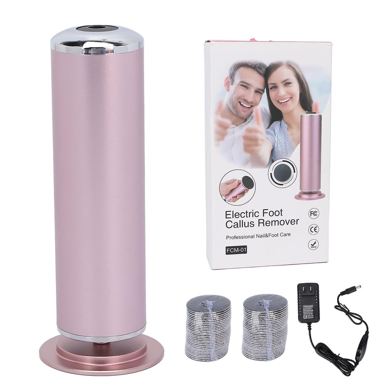 Electric Foot Callus Remover Dead Skin Removal Pedicure File Sander with 60pcs Replacement Sandpaper US Plug 100V?240V