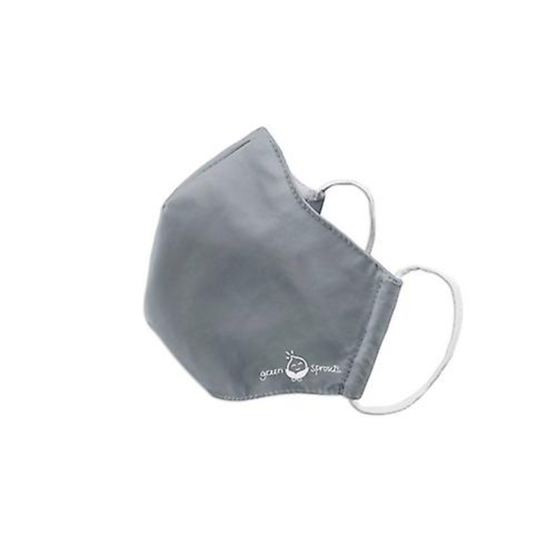 Green Sprouts Reusable Adult Small Face Mask Grey, 1 Count (Pack of 1)