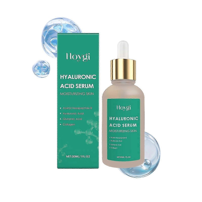 Hyaluronic Acid Serum for Skin, Anti-Aging Wrinkle Reducing Serum Intense Hydration Moisture, Non greasy Paraben Free