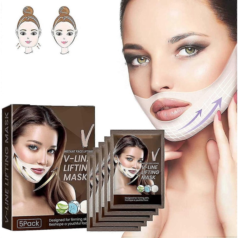 Lift Mask, Lifting Face Mask, V Line Lifting Mask Double Chin Reducer, Face Lift Mask Tape, For Lifting And Firming The Face, For All Skin Types