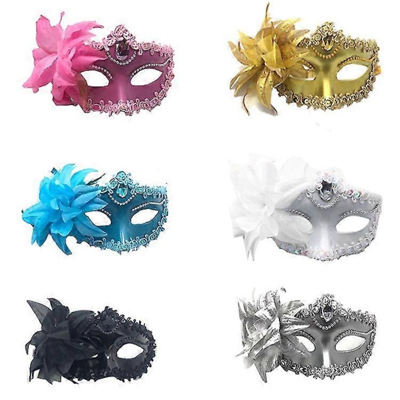 Masquerade Party Mask Venetian Masquerade Half Face Mask - SNNGV