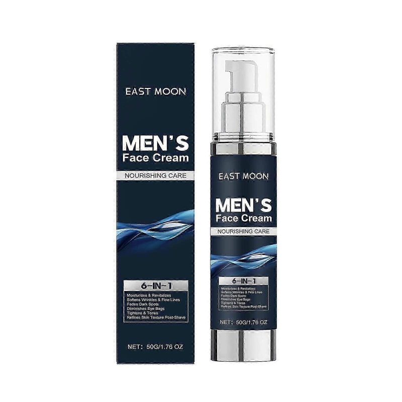 Men's Anti-Aging Face Moisturiser,Fades Dark Spots,Eye Bags Remover,Smooth Wrinkles, Reduce Puffiness,Non-Greasy Daily Moisturiser for All Skin Types
