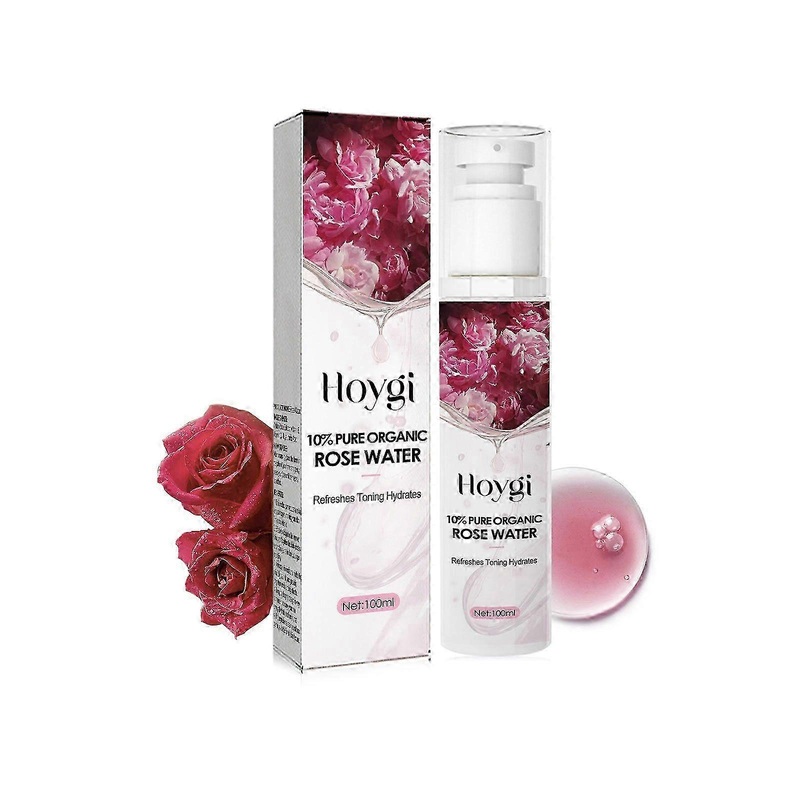 Rose Spray Toner - Hydrating, Brightening, and Anti-Aging Skin Care with Rose Extract, Vitamin E & C