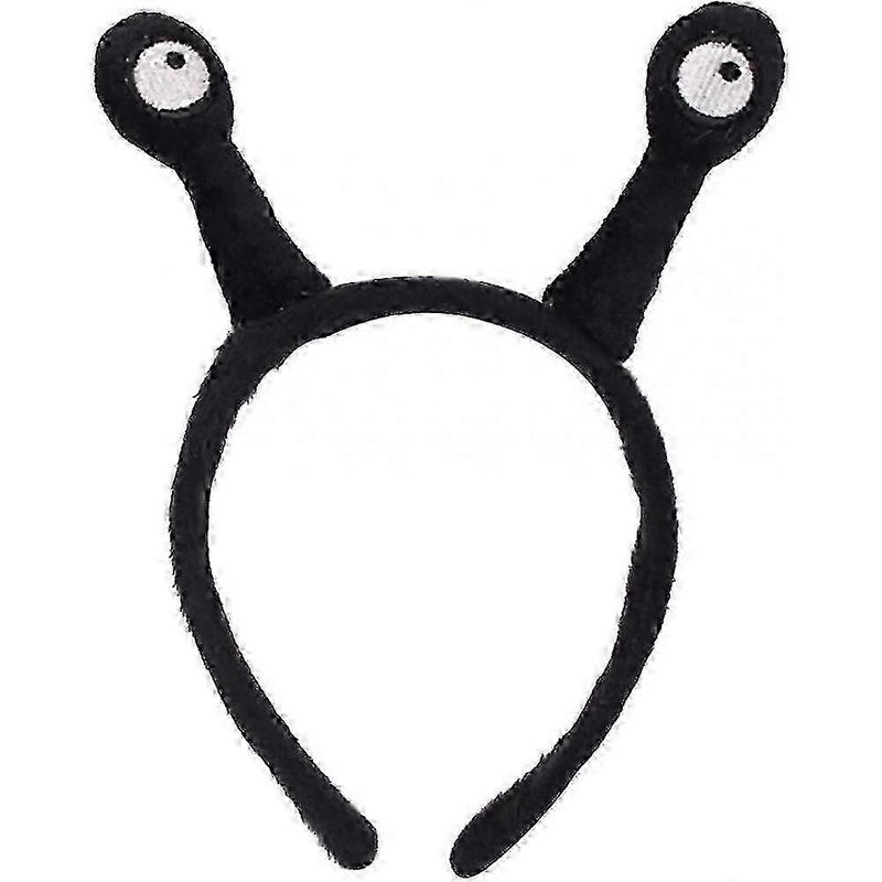 Snail Antenna Plush Headband Animal Head Headband Ear Headband Children's Party Hair Accessories2pcs-black TUT