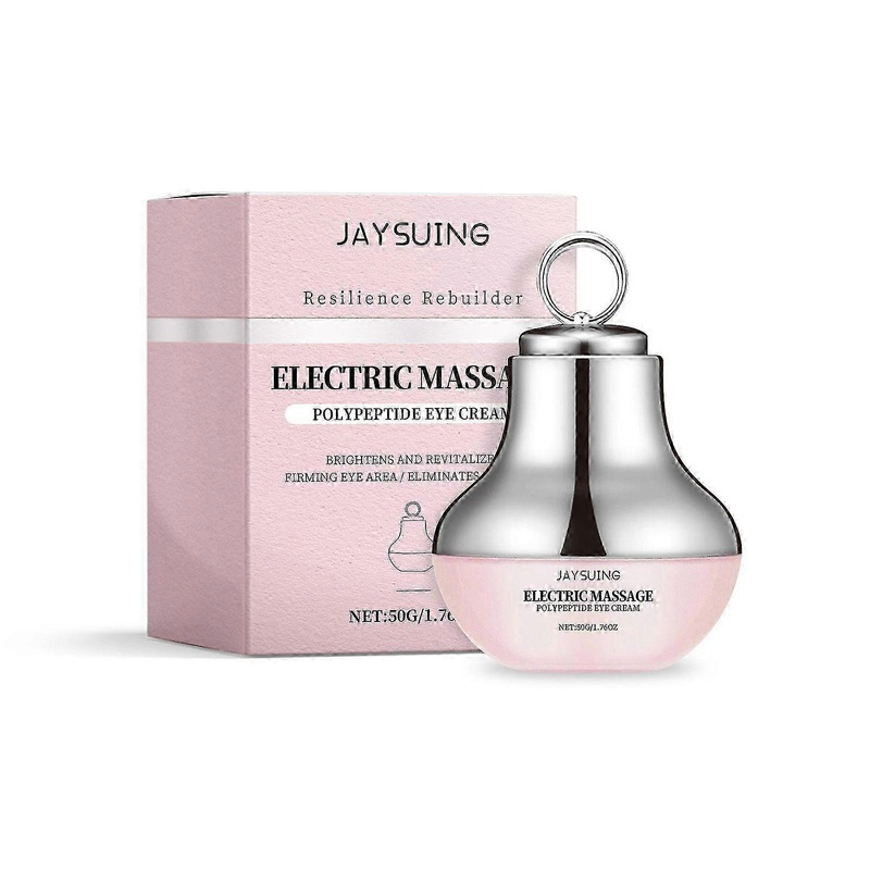 2025 Electric Massage Eye Cream for Dark Circle, Firm and Smooth of Fine Lines, Tired Eye Refreshment with Gentle Vibration, for Anti-Wrinkle, Firming