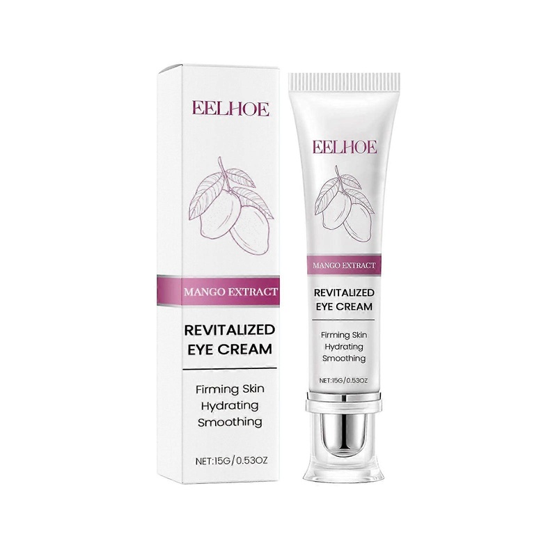 Mango Eye Cream - Reduces Fine Lines, Dark Circles & Puffiness, Nourishes & Tightens Skin Around Eyes