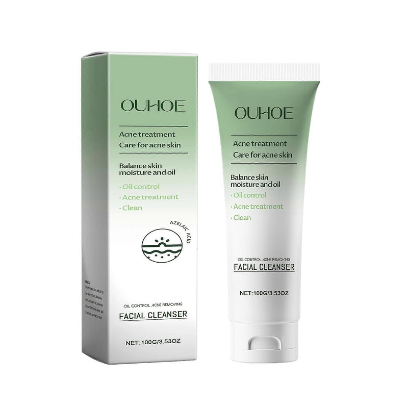 OUHOE Facial Cleanser Gentle Cleansing Facial Skin Hydrating Moisturizing and Refreshing Daily Skin Care and Beautifying Facial Cleanser