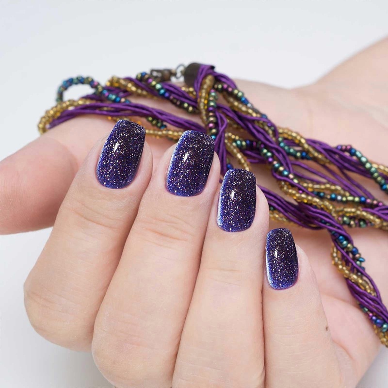 Reusable Press on Nails, Acrylic Nail Top Coat Rhinestone Pen Applicator, Cat Eye Gel Polish for Nail Art