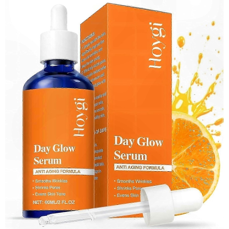Vitamin C & Hyaluronic Acid Facial Serum, 60ml, Deeply Hydrating Formula for Wrinkle Reduction and Skin Revitalization Solution