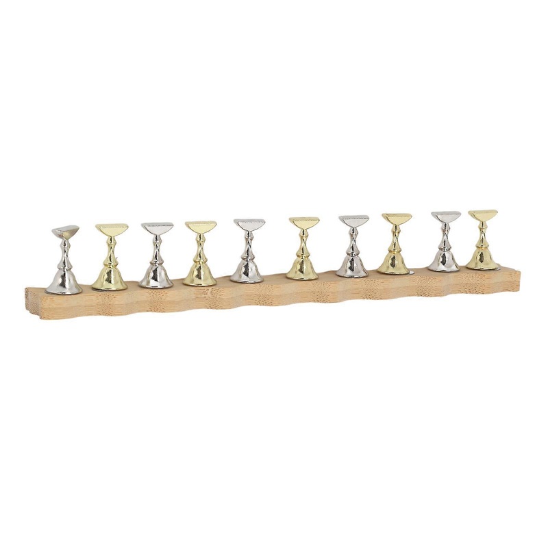 Wooden Base That Adds A Touch Of Nature To Your Nail Art, Thicker Bottom Bracket For Unmatched Stability, Nanoglue Ensures Clean And Easy Detachment,