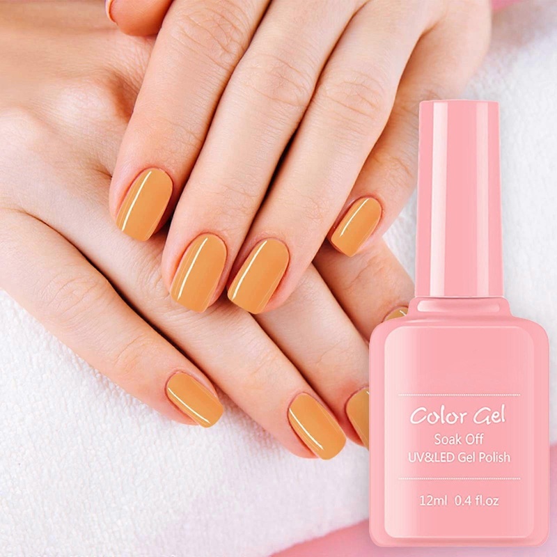 Zenghuiiii Small Rhinestones for Makeup Gel Nail Polish 48 Colors Gel Soaking Gel Nail Glossy Gel Top Coating Gel Nail Green Blue Red Series 12ml