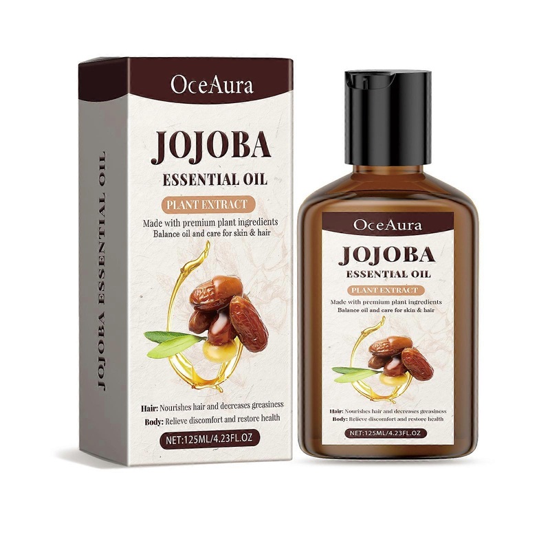 1-3x Jojoba Oil Moisturizes And Moisturizes Hair And Facial Body Massage Essentia Oil 125ml