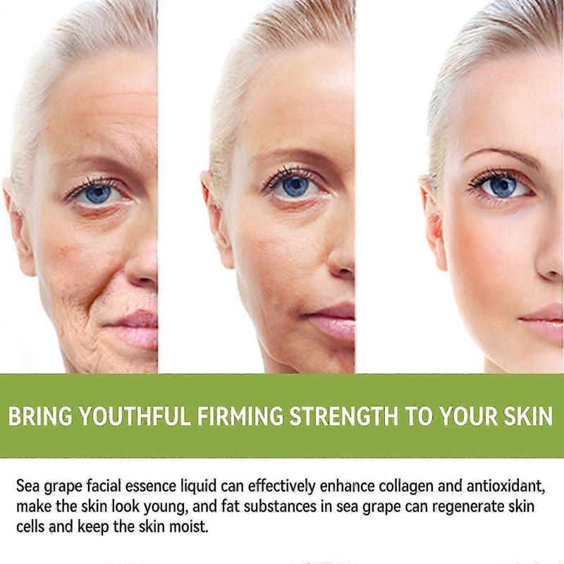 3Pcs 35ml Sea Grape Face Serum Moisturizing Anti-wrinkle Anti Aging Skin Care Serum