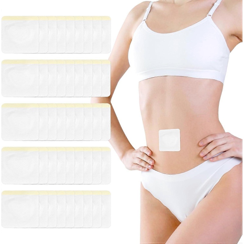45 Pcs Disposable Castor Oils Pack Wrap Belly Button,Highly Absorbent Castor Oil Patches,Heart Castor Oil Pack Kit,No Was