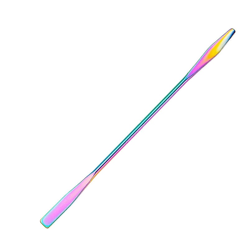 Pro-Makeup Palette,Cosmetic Palette with Spatula Tool Makeup Nail Art Tool,Acrylic Palette & Stainless Steel Spatula