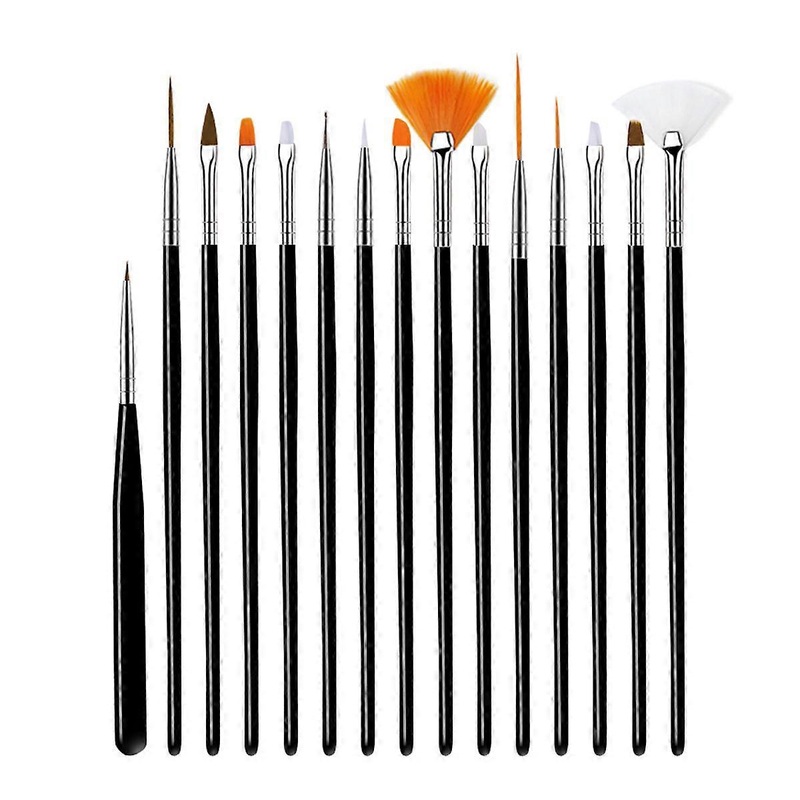 Professional Nail Art Kit, Double-ended Design For Enhanced Versatility, Soft Synthetic Bristles Ensure Smooth Application, Comfortable Handle